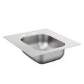 Moen 16-3/8"X17-3/8" Stainless Steel 20 Gauge Single Bowl Drop In Sink KG2045522